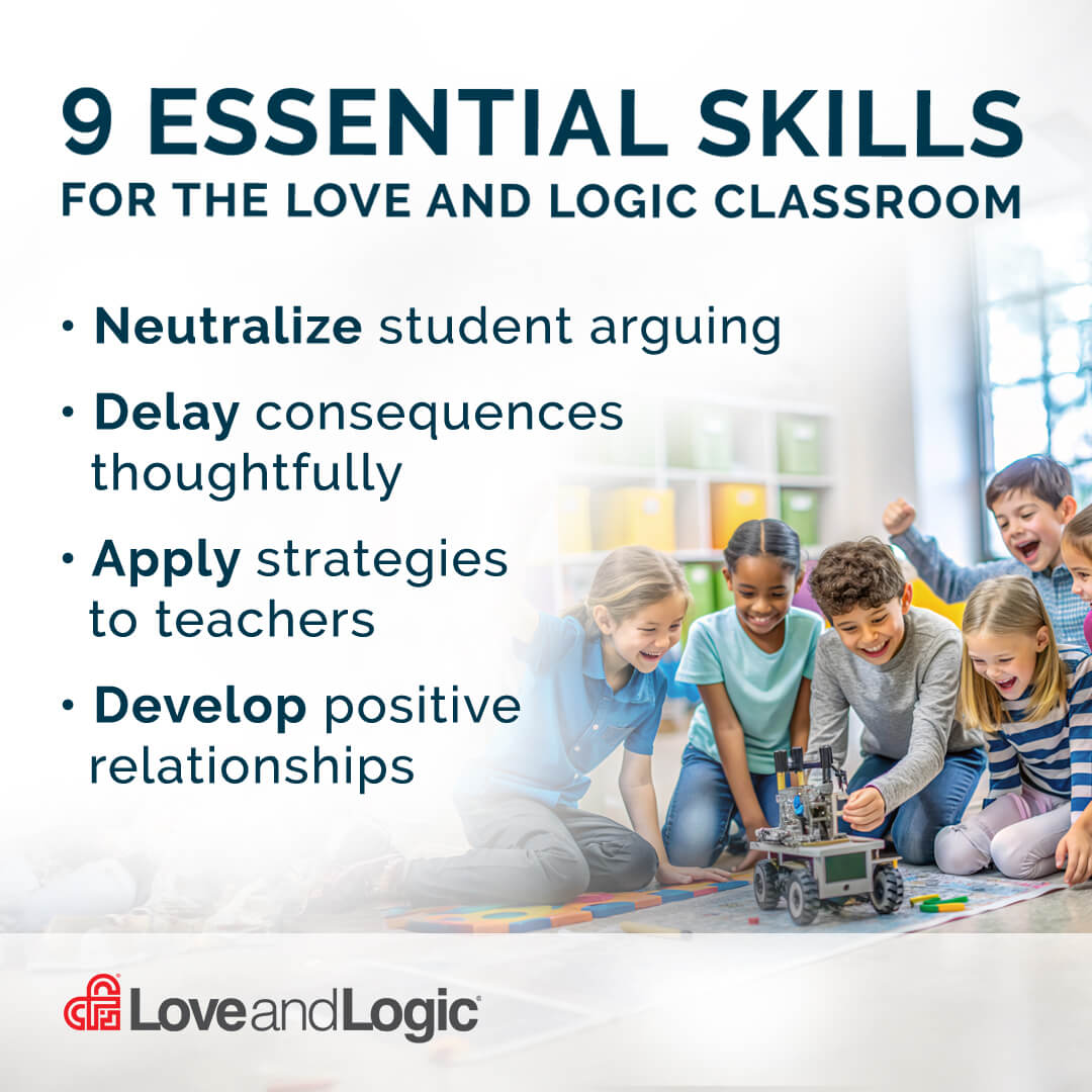9 Essential Skills for the Love and Logic Classroom - 3rd Edition - digital workbook
