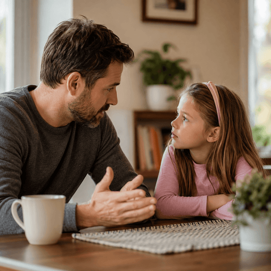This parent chose to save the words for a time when the child was in the thinking state rather than in the emotional state.