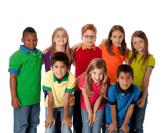A group of happy kids