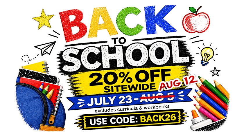 Use code BACK26 and Save 20%