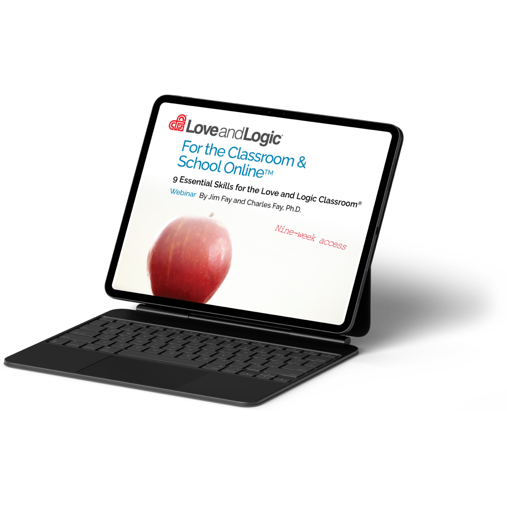 Online resource for Love and Logic classroom and school strategies, 2023 edition.