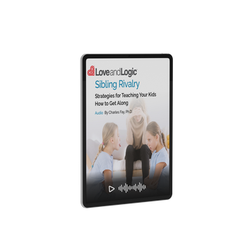 Love and Logic audio offering strategies to handle sibling rivalry effectively.