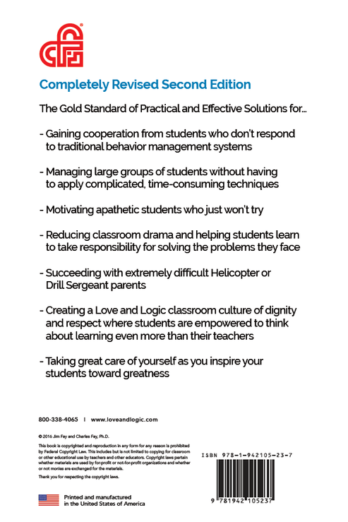 Teaching with Love and Logic 2nd Edition | Love and Logic®
